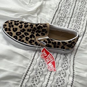 NWT CHEETAH PRINT VANS